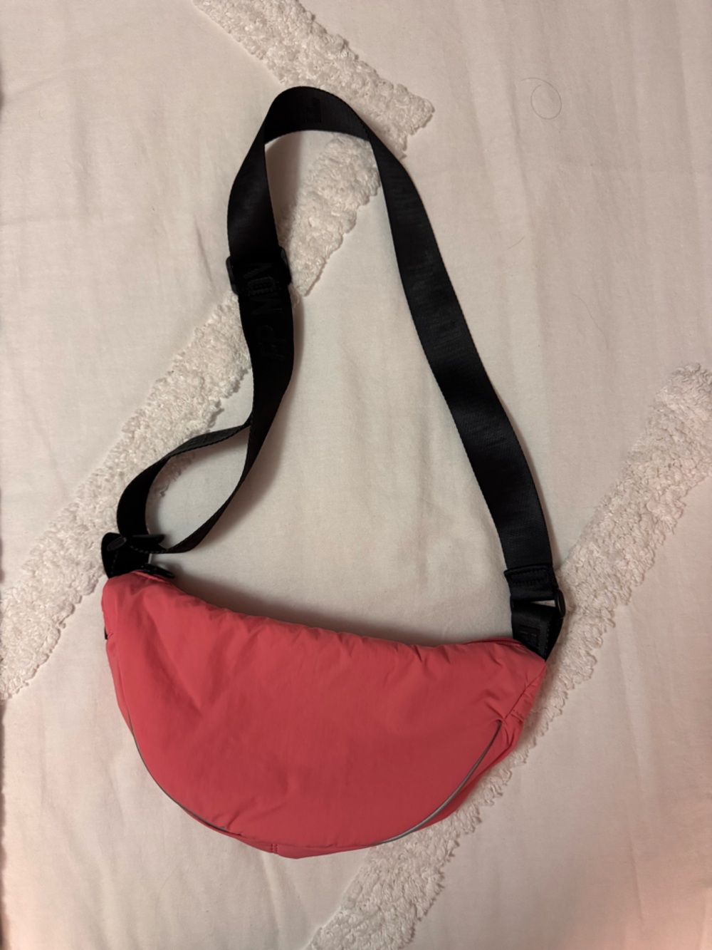Free People Bullseye Crossbody Sling Bag with Black Strap